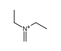 diethyl(methylidene)azanium结构式