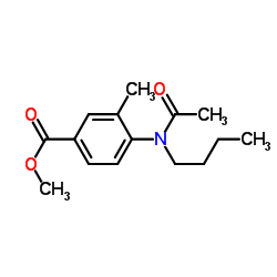 3-甲基-4-正丁酰胺基苯甲酸甲酯图片