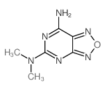 [1,2,5]Oxadiazolo[3,4-d]pyrimidine-5,7-diamine,N5,N5-dimethyl- structure