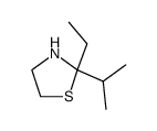 Thiazolidine, 2-ethyl-2-isopropyl- (8CI) Structure