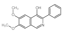 4-Isoquinolinol,6,7-dimethoxy-3-phenyl-结构式