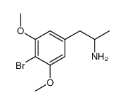 1-(4-bromo-3,5-dimethoxyphenyl)propan-2-amine结构式