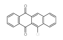 6-chlorotetracene-5,12-dione结构式