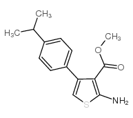 2-AMINO-4-(4-ISOPROPYL-PHENYL)-THIOPHENE-3-CARBOXYLIC ACID METHYL ESTER picture