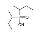 di(butan-2-yl)phosphinic acid Structure