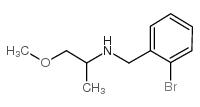 N-[(2-bromophenyl)methyl]-1-methoxypropan-2-amine结构式