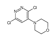 4-(3,6-DICHLORO-4-PYRIDAZINYL)-MORPHOLINE结构式