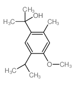 2-(4-methoxy-2-methyl-5-propan-2-yl-phenyl)propan-2-ol结构式