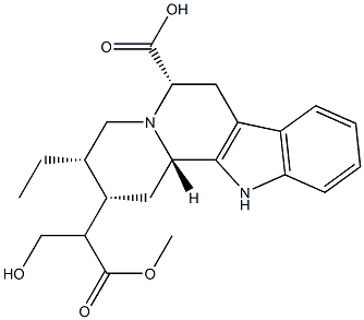 (20β)-17-Hydroxycorynan-5β,16-dicarboxylic acid 16-methyl ester picture