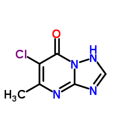 6-Chloro-5-methyl[1,2,4]triazolo[1,5-a]pyrimidin-7(1H)-one Structure