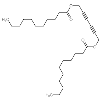 6-undecanoyloxyhexa-2,4-diynyl undecanoate结构式