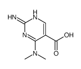 2-amino-4-(dimethylamino)pyrimidine-5-carboxylic acid结构式