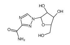 1-(β-D-Ribofuranosyl)-1H-1,2,4-triazole-3-carboxamide Structure