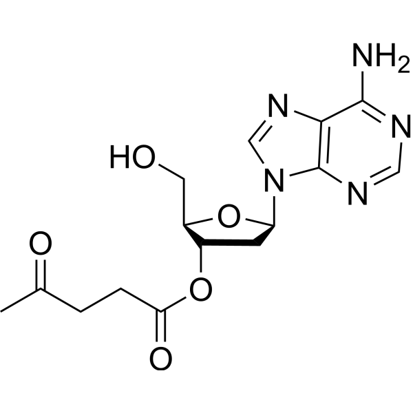 3’-O-Levulinyl-2’-deoxyadenosine结构式