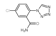 5-chloro-2-(tetrazol-1-yl)benzamide Structure