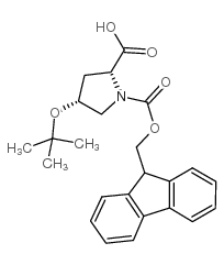 Fmoc-D-Hyp(tBu)-OH structure