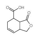 3-oxo-3a,4,5,7a-tetrahydro-1H-isobenzofuran-4-carboxylic acid Structure