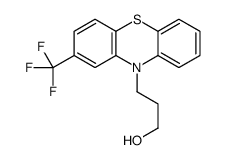 3-[2-(trifluoromethyl)phenothiazin-10-yl]propan-1-ol Structure