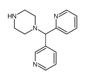 1-[pyridin-2-yl(pyridin-3-yl)methyl]piperazine Structure