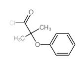 2-Methyl-2-phenoxypropanoyl chloride Structure