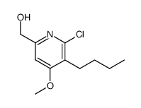 2-hydroxymethyl-4-methoxy-5-n-butyl-6-chloropyridine Structure