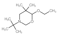 2H-1,3-Oxazine, 3-(1,1-dimethylethyl)-6-ethoxytetrahydro-5, 5-dimethyl-结构式