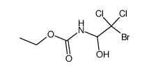 1-bromo-1,1-dichloro-2-hydroxy-2-(ethoxycarbonylamino)ethane Structure