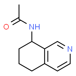 Acetamide,N-(5,6,7,8-tetrahydro-8-isoquinolinyl)-结构式
