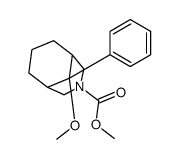 methyl 9-methoxy-9-phenyl-3-azabicyclo[3.3.1]nonane-3-carboxylate Structure