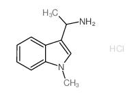 1-(1-methyl-1H-indol-3-yl)ethanamine(SALTDATA: HCl)结构式