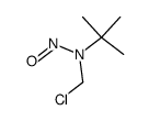 N-Chlormethyl-N-nitroso-tert-butylamin Structure