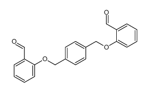 1,4-Phenylenbis(methylenoxy-2-benzaldehyde)结构式