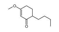 6-Butyl-3-methoxy-2-cyclohexen-1-one Structure