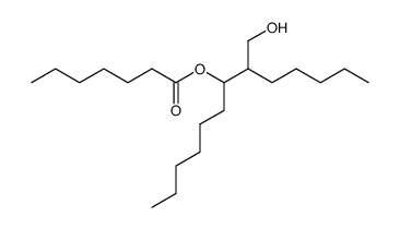 6-(hydroxymethyl)tridecan-7-yl heptanoate Structure