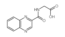 Glycine, N-(2-quinoxaloyl)-结构式