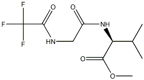 N-(Trifluoroacetyl)Gly-L-Val-OMe结构式