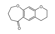 2,3,4,7,8,9-hexahydropyrano[3,2-h][1]benzoxepin-6-one Structure