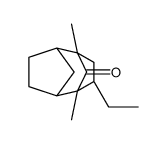 Tricyclo[4.2.1.12,5]decan-9-one, 7-ethyl-1,6-dimethyl-, (1R,2S,5R,6R,7S)-rel- (9CI) Structure