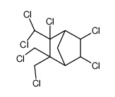 3,5,6-trichloro-2,2-bis(chloromethyl)-3-(dichloromethyl)bicyclo[2.2.1]heptane Structure