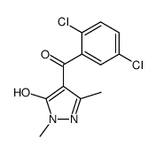 1,3-dimethyl-4-(2,5-dichlorobenzoyl)-5-hydroxypyrazole Structure