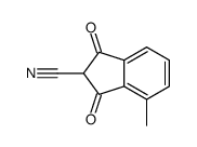 4-methyl-1,3-dioxoindene-2-carbonitrile结构式