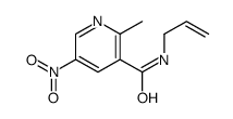 2-methyl-5-nitro-N-prop-2-enylpyridine-3-carboxamide Structure