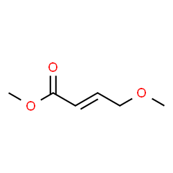 2-Butenoic acid, 4-methoxy-, methyl ester structure