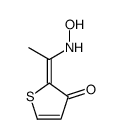 2-[1-(Hydroxyimino)ethyl]-3-hydroxythiophene structure