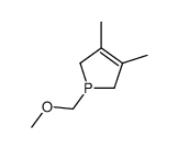 1-(methoxymethyl)-3,4-dimethyl-2,5-dihydrophosphole结构式