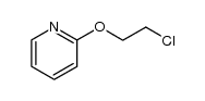 2-(2'-chloro-ethanoxy)pyridine结构式