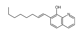 7-oct-1-enylquinolin-8-ol结构式