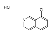 8-chloroisoquinoline,hydrochloride Structure