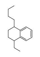 1-butyl-4-ethyl-1,2,3,4-tetrahydronaphthalene结构式