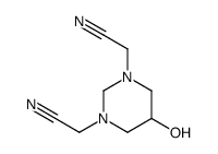 2-[3-(cyanomethyl)-5-hydroxy-1,3-diazinan-1-yl]acetonitrile Structure